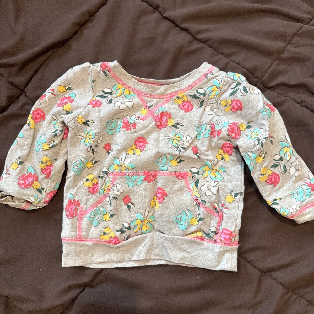 2t floral sweater